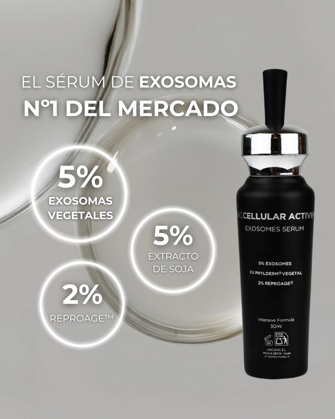 Sérum facial con Exosomas
