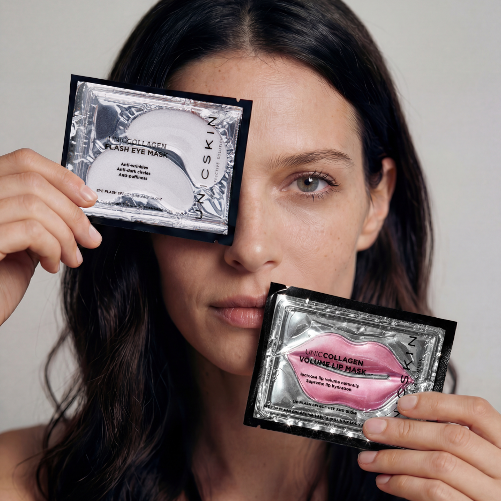 Parches para ojeras con colágeno vegano UNICSKIN