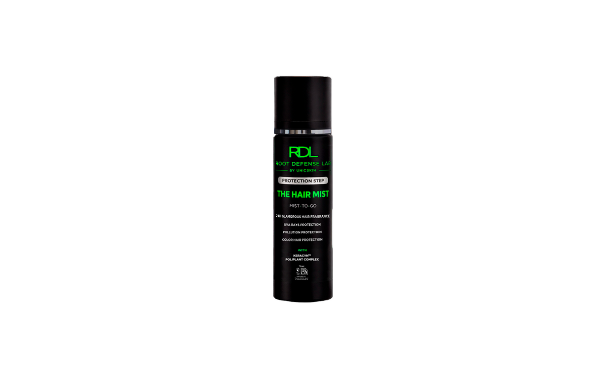 Bruma protectora y rehidratante diseñada para proteger el cabello frente a agresores ambientales