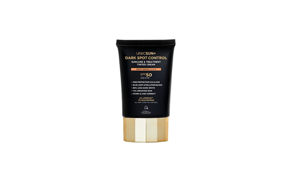 UNICSUN+ DARK SPOT CONTROL SUNCARE &amp; TREATMENT TINTED CREAM